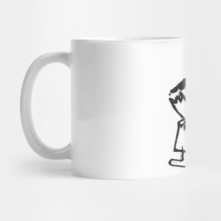 Abuela Doodle Black Mug